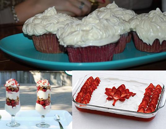 Canada Day Desserts