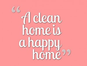 clean happy home